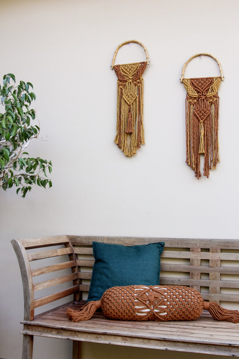 PATTERN Macrame Two Tone Wall Hanging DIY image 3