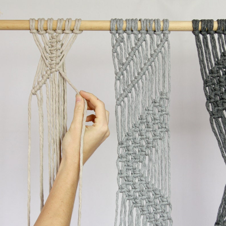 PATTERN Large Wall Hanging With 5 Panels Etsy