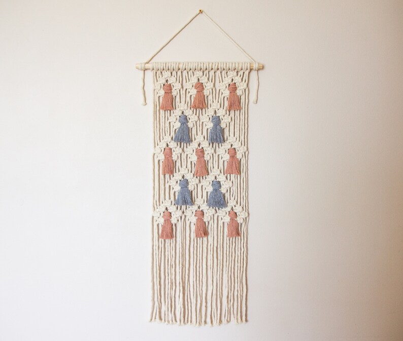 PATTERN Macrame Wall Hanging with Tassels image 6