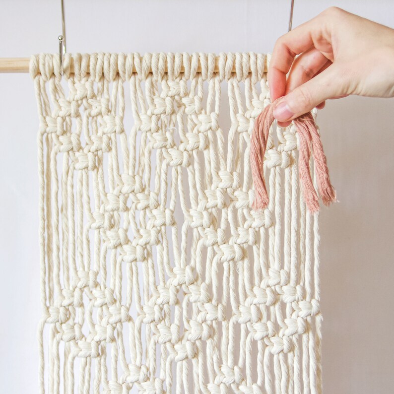 PATTERN Macrame Wall Hanging with Tassels image 3