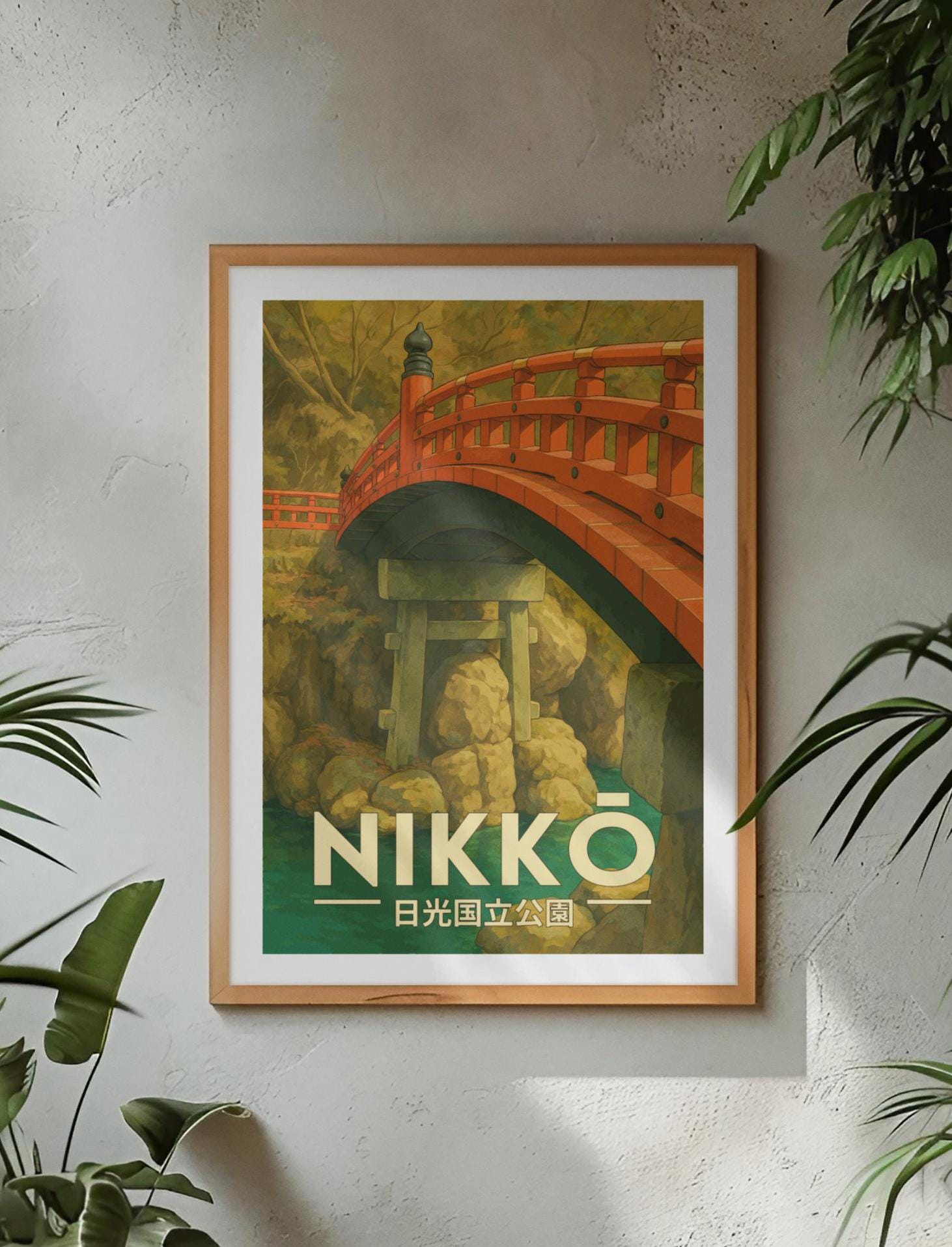 日光国立公園 ヴィンテージ日本旅行ポスター - Etsy 日本
