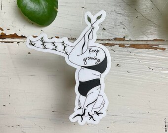 Feminist sticker (waterproof)| Body diversity  | Empowerment |Good quality sticker | Vinyl decal | Laptop, water bottle, bullet journal