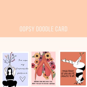 Impression de cartes défectueuses | carte d’anniversaire | carte de vœux féministe | Meilleur ami | Carte vierge | Salutations | | de yoga | de positivité corporelle Anniversaire