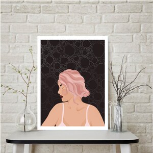 Women Feminism Print | Take some space | Wall Art | Feminism Poster | Gift Idea | Office Art |  Boho Wall Art | Home Wall Decor