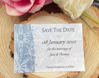 Winter Save The Date Card