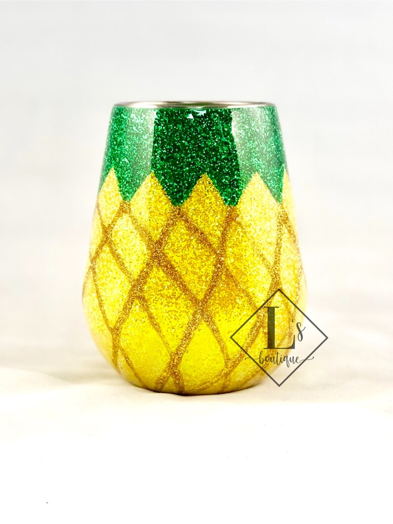 Pineapple Fruit Tumbler Glitter