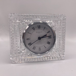 Waterford Crystal rectangular clock