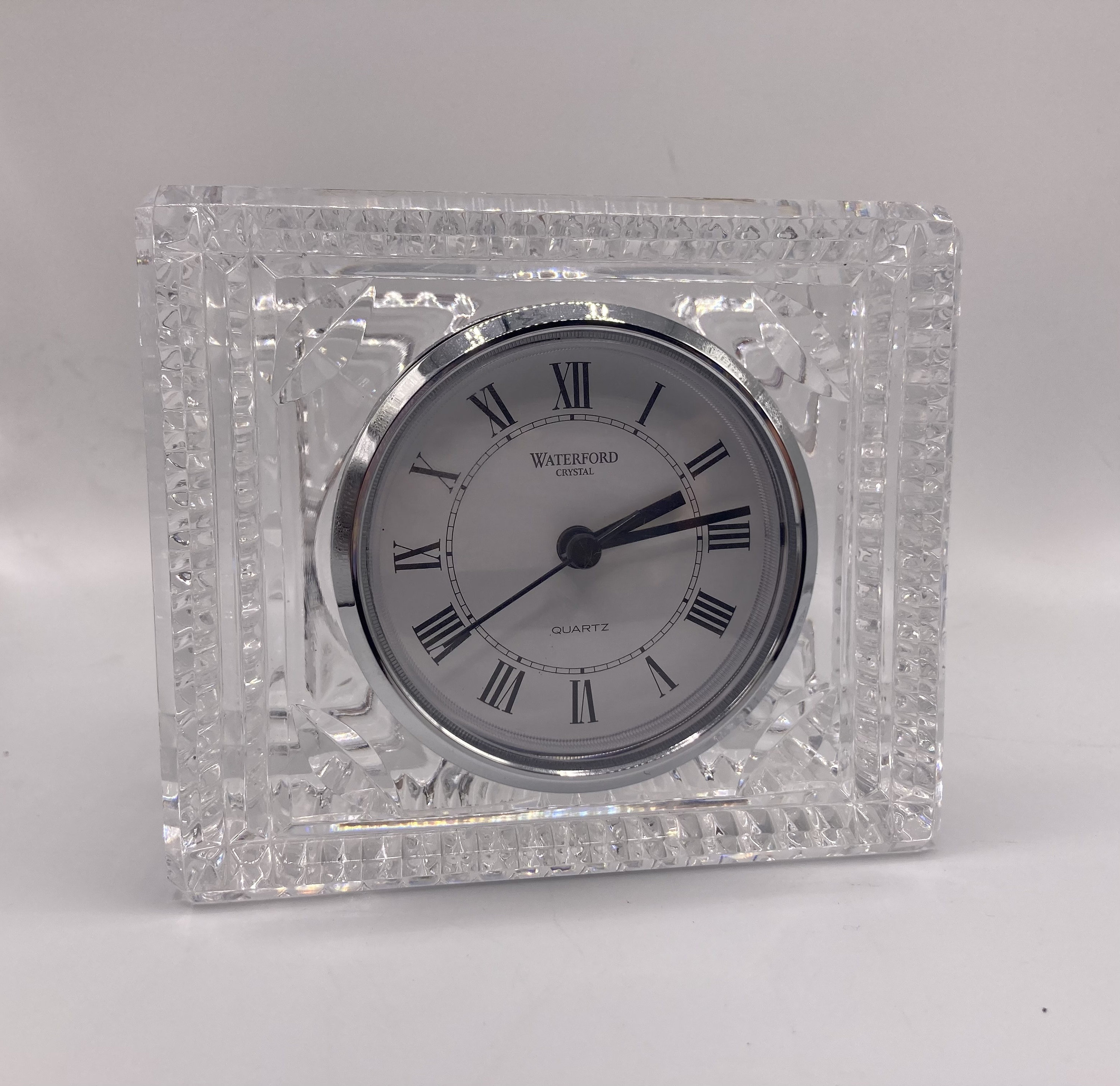 Waterford Crystal Rectangular Clock - Needs New Clock Component - Etsy