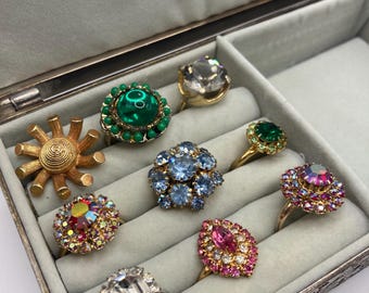 Chunky costume rings outlet