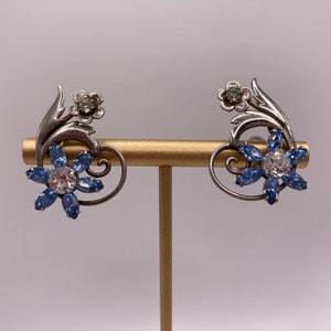 Vintage Sterling Brooch and Earring set by Carl Art