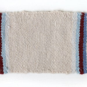 Miniature Handwoven Rug, Dollhouse Cotton Rug, Carpet Runner, Loom Weaving, Throw Rug, Carpet, Area Rug, Dollhouse Miniature Rug, Wool Rug. image 4