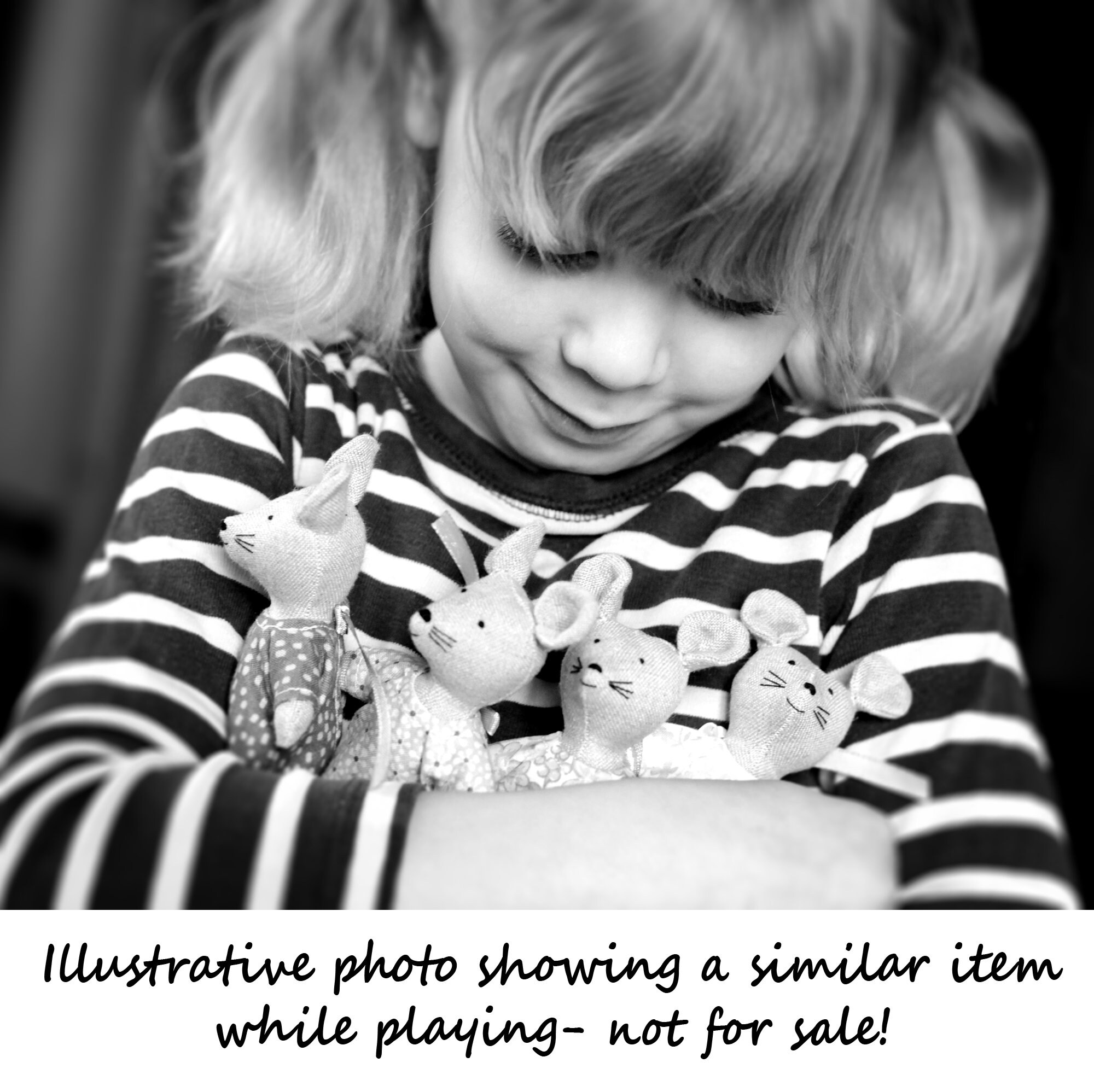 Toy for Child. Mouse From Fabric. Retro Toy. Toy Mouse. Linen Etsy