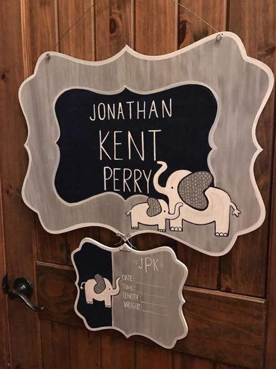 elephant door hanger for baby