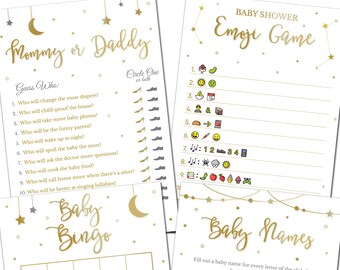 Blue Elephant Theme Party Cards Gender Reveal New Parent "" Baby Shower Game - 30 Blue Elephant Themed Cards For Gender Reveal Parties Who Knows Mommy Best
