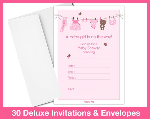 fast baby shower invitations