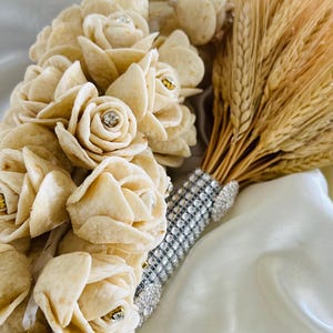Sofreh Aghd Natural Wheat and Natural Bread Rose Cluster (Khosheh) for Persian Wedding