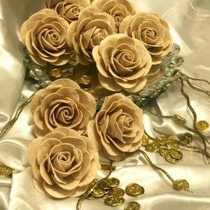 Sofreh Aghd Bread Rose Flowers for Your Persian Spread (Set of Three)