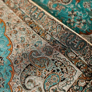 Sofreh Aghd Haftseen Traditional Persian Paisley cloth Termeh Persian very decorative for Sofreh Aghd