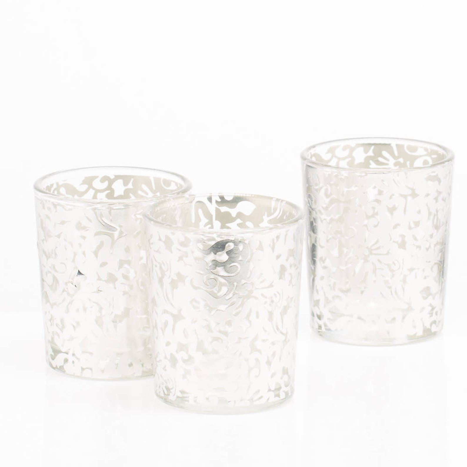 Silver Lace Votive Holder Set of 12 for Sofreh Aghd Etsy