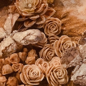 Sofreh Aghd Nine Bread Rose Flower for Persian Wedding