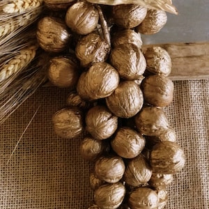 Golden Walnut Cluster for Sofreh Aghd Aroosi Persian Wedding