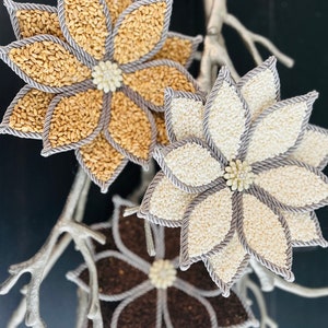 Sofreh Aghd Wheat/Rice/Esfand flower with Silver trim for Persian Wedding and Haftsin/Haftseen