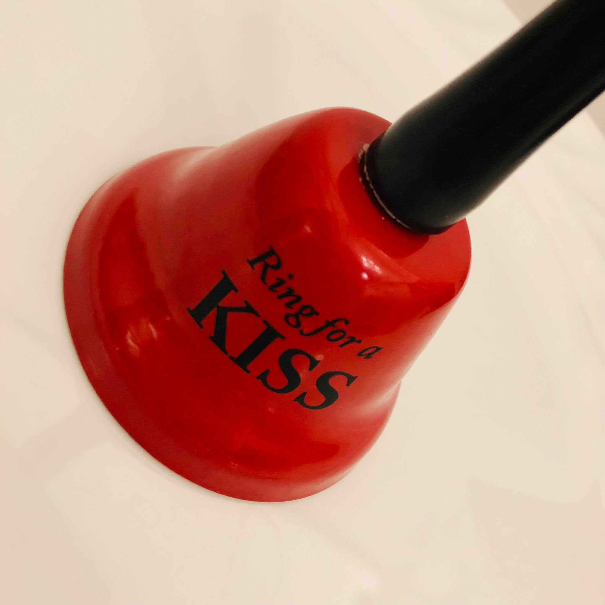 Intimate Large Bell, Ring for a Kiss, Funny Cute Valentine Gift for Him Her  
