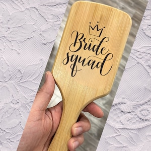 Personalized Hairbrush, Bridesmaid Gifts, Girls Birthday Party Favors, Baby Shower Gift, Hair Care