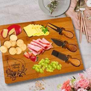 Personalized Charcuterie Board, Cutting Board, Hostess Gift for Couple, Home Gift, Wedding Gift, Housewarming Gift, Unique New Home Gift