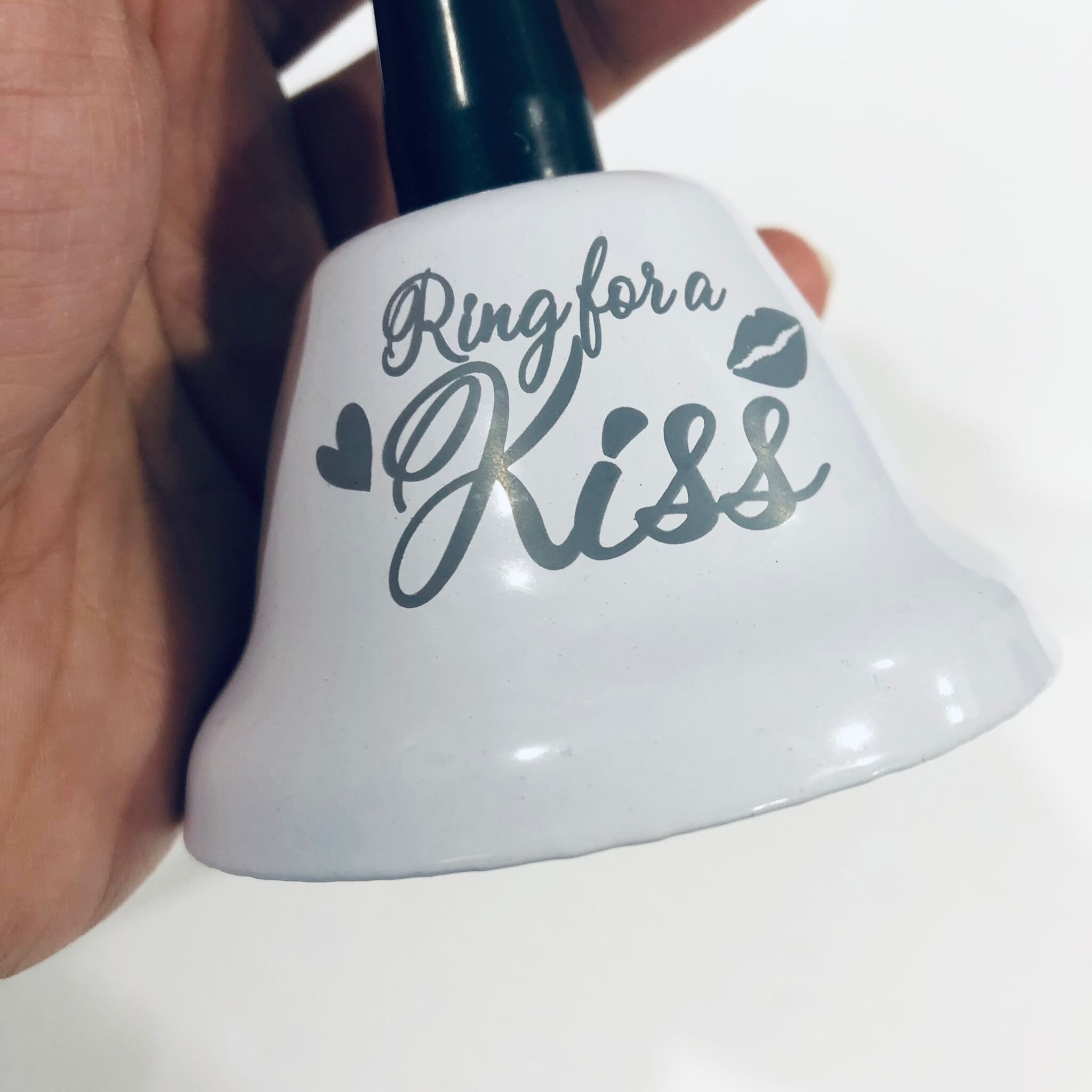 Intimate Large Bell, Ring for a Kiss, Funny Cute Valentine Gift for Him
