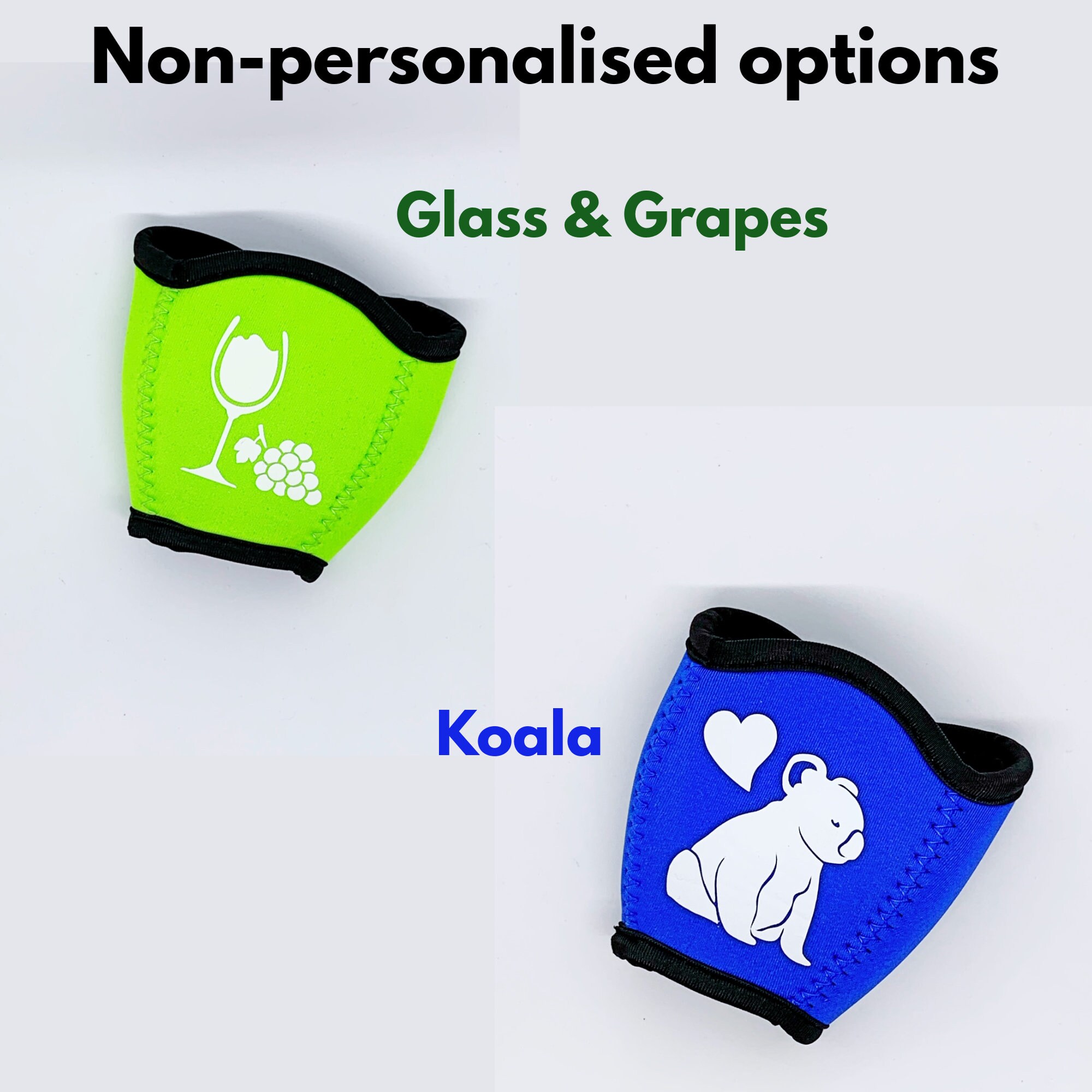 Personalised Wine Glass Cooler Neoprene Etsy Australia