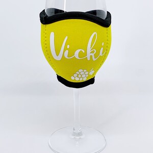 wine glass coolers personalised