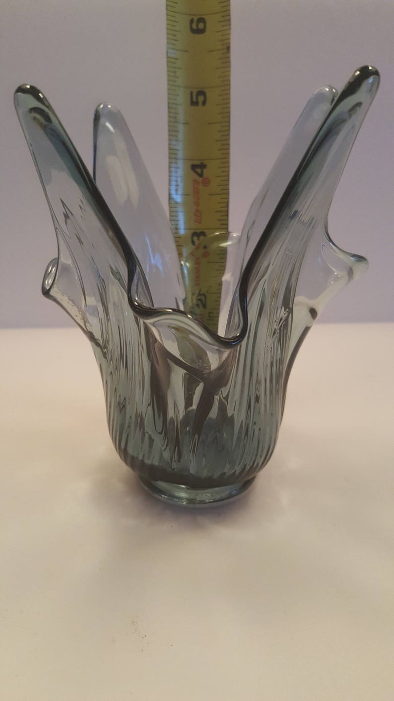 Vintage Fenton Swung Vase Etsy