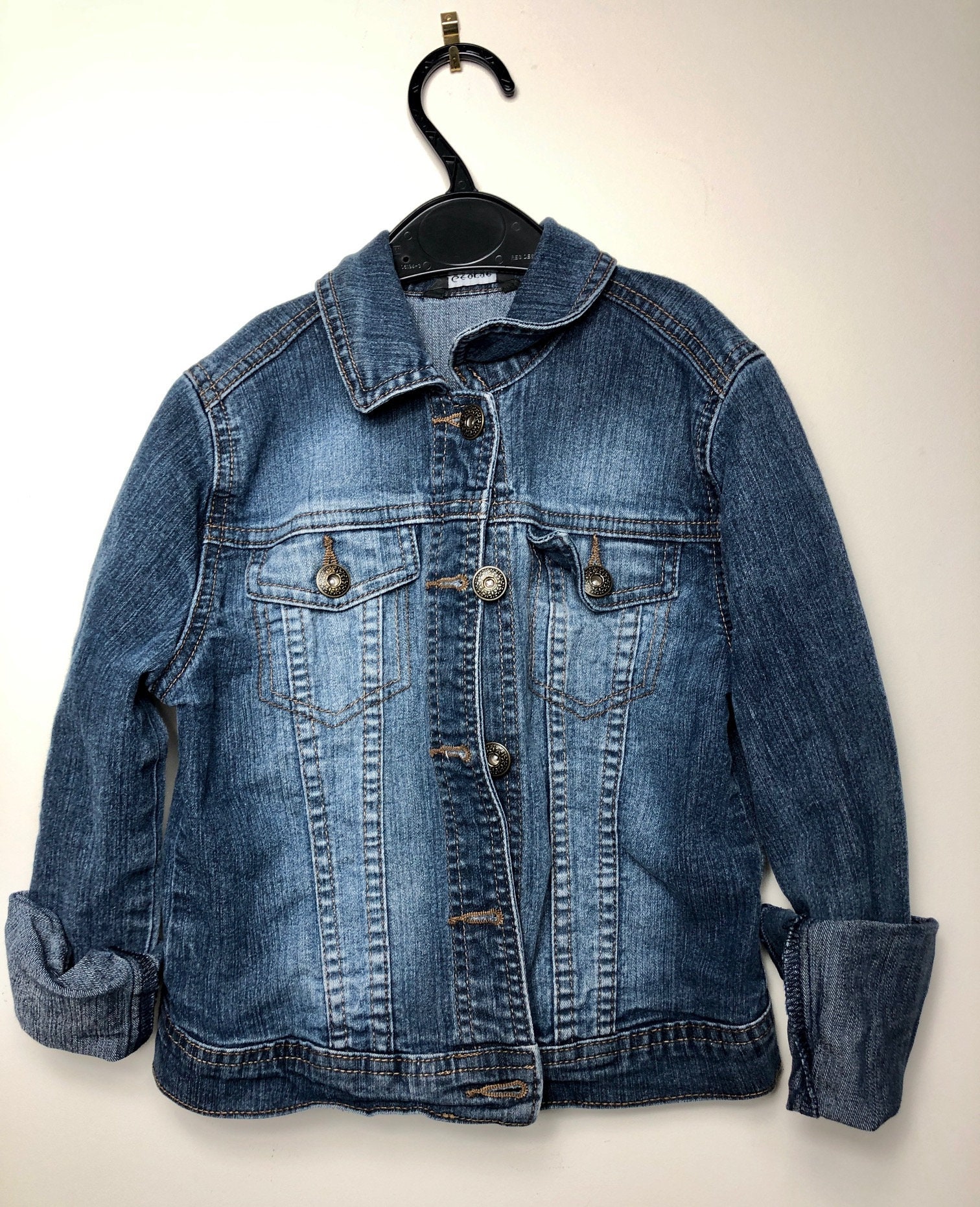 Kids Embroidery Customised Denim Jacket - Etsy 日本