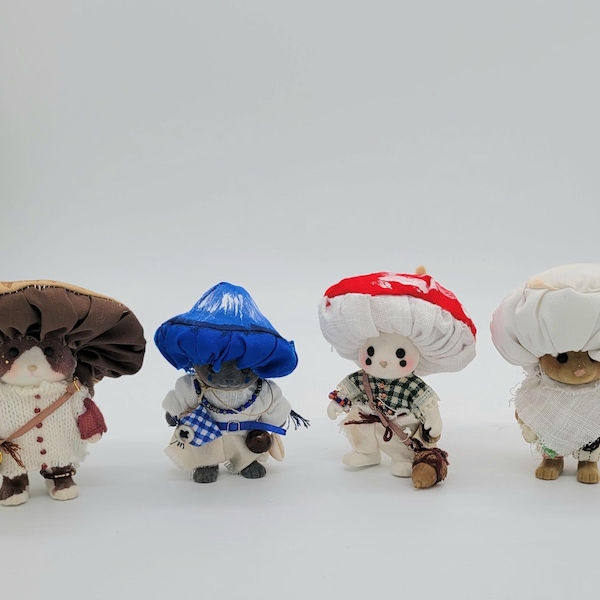 Only white bear left- Mushroom Calico Critters