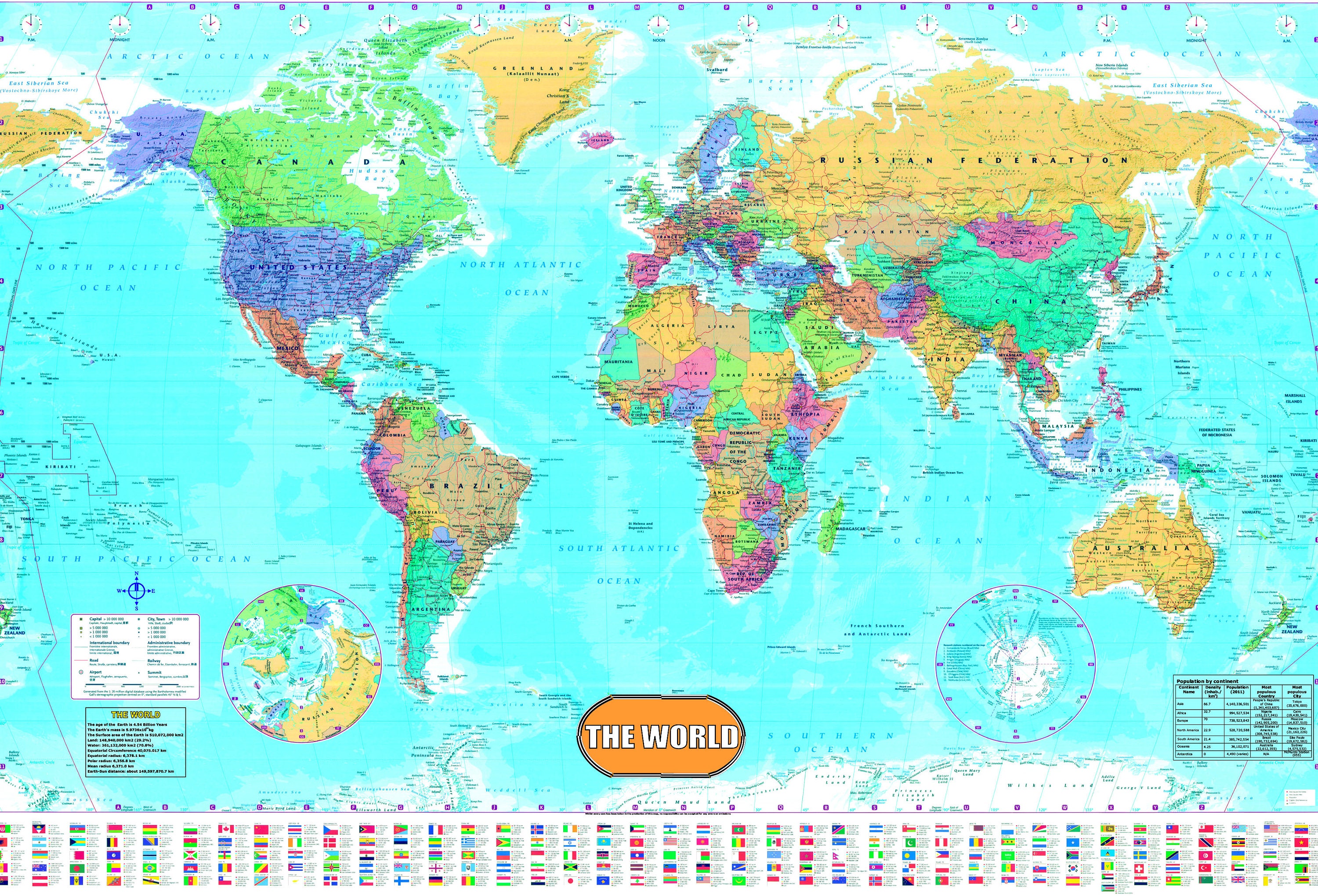 Laminated World Map Educational Type Poster Wall Chart Etsy - Riset