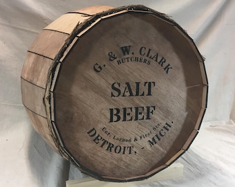 Sjabloon - G & W Clark uit Detroit, Salt Beef