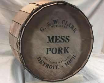 Sjabloon - G & W Clark uit Detroit, Mess Pork