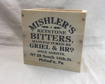 Sjabloon - Griel & Bro. - Mishler's Bitters