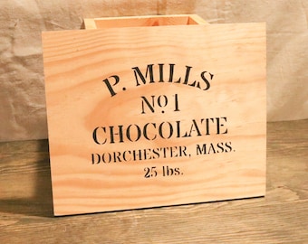 Sjabloon - P. Mills Chocolate