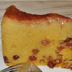 Jamaican Cornmeal Pudding (vegan)