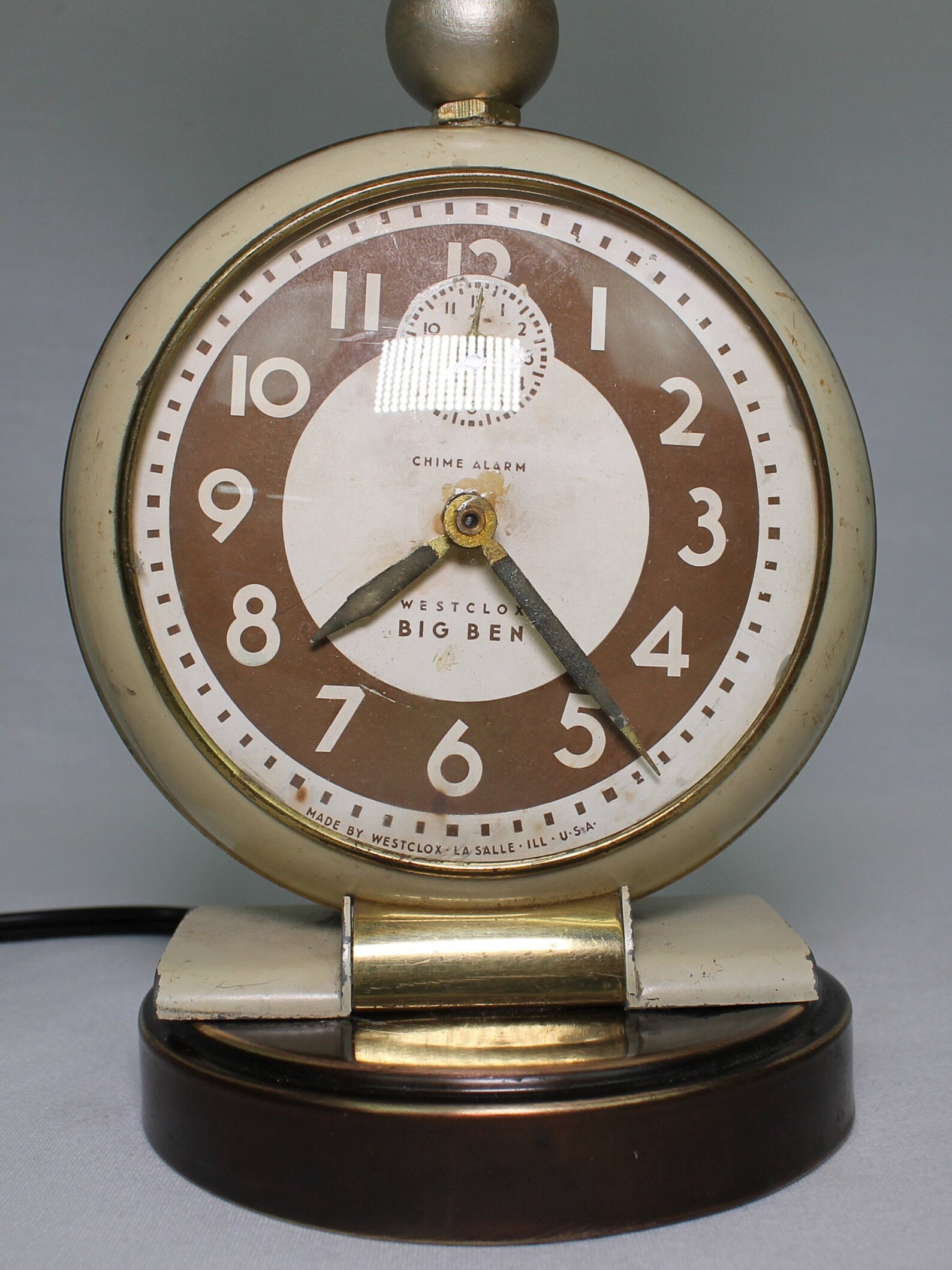 Vintage Repurposed Clock Lamp 2 Etsy