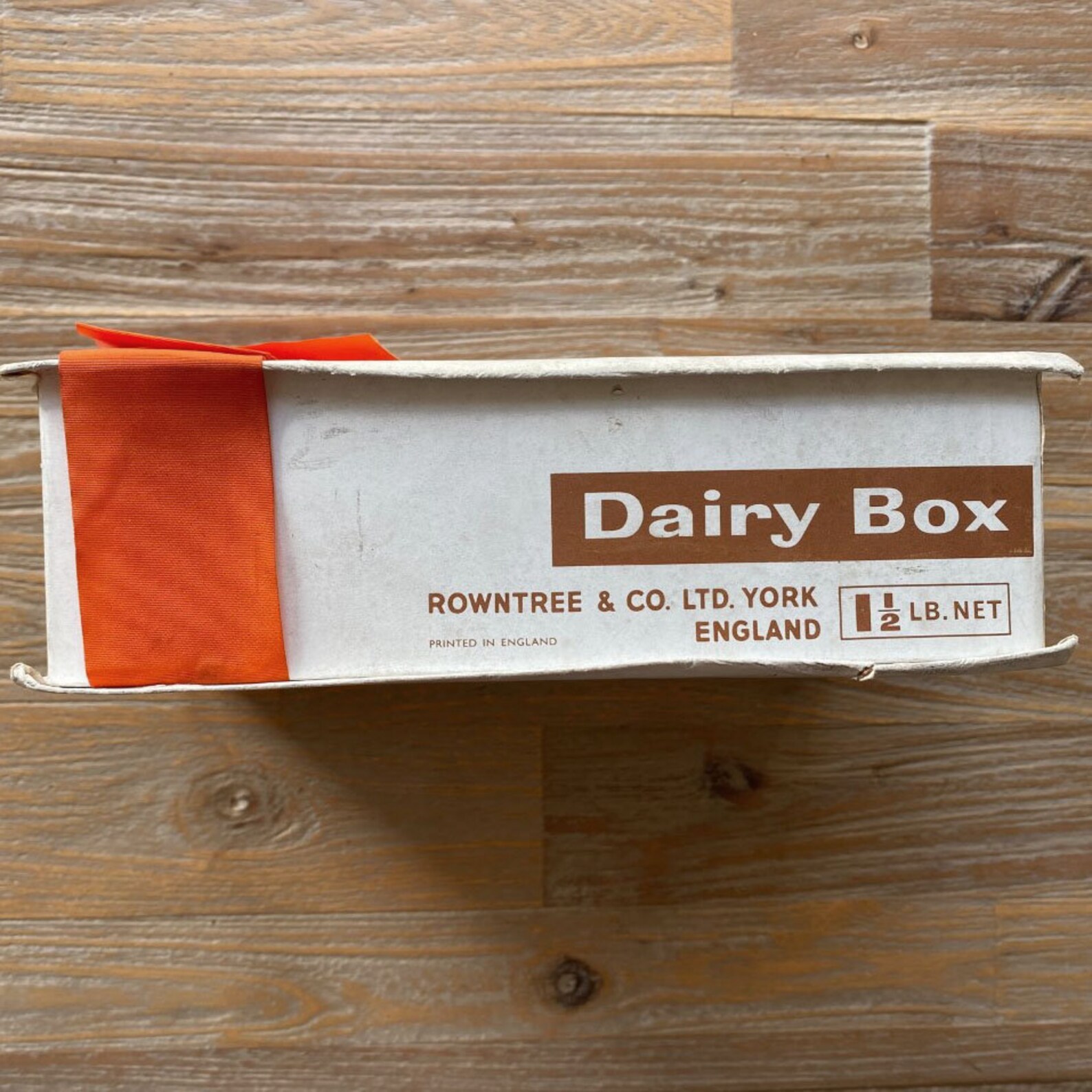 Vintage Rowntree Dairy Box cardboard chocolate box with bow Etsy