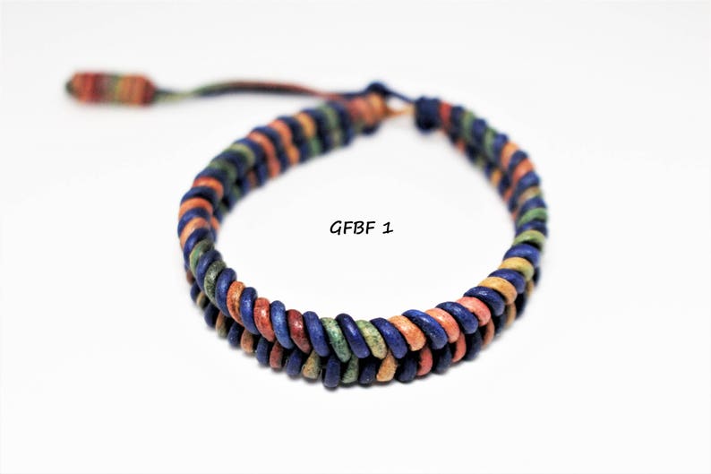 Girl Friend Boy Friend Bracelet Colorful Fishtail Woven Etsy