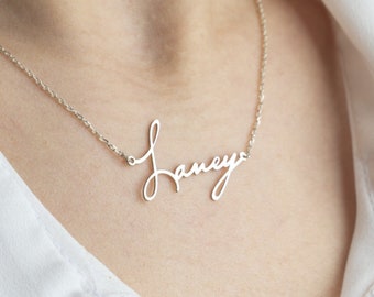 Custom Name Necklace, Dainty Name Necklace, Personalized Name Necklace, Custom Name Jewelry, Personalized Necklace, gold silver Gift Jewelry