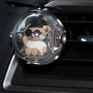 Helikopter Cool Bear Pilot Design LED met luchtverfrisser