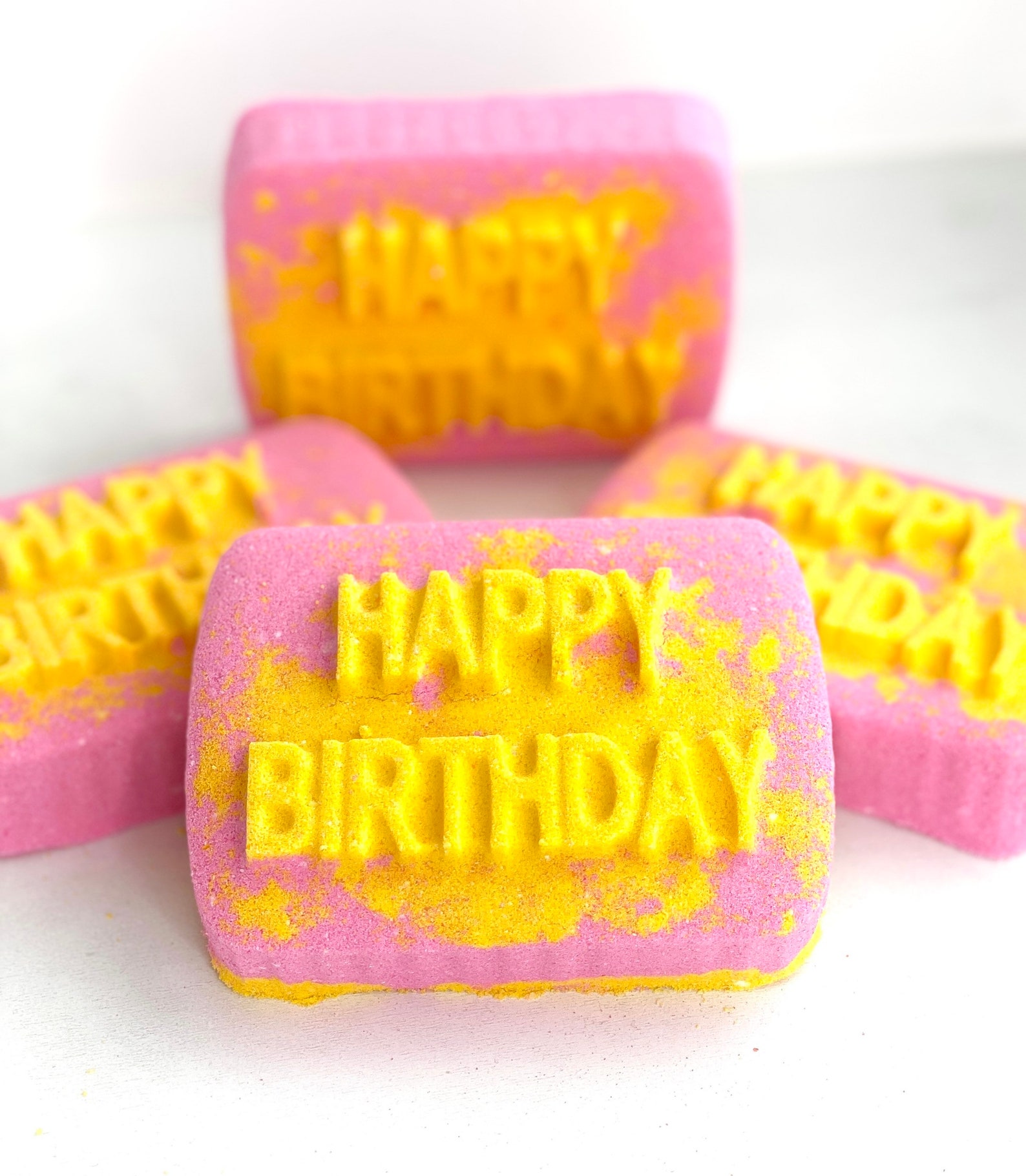 Happy Birthday Bath Bomb Extra Large 7.5oz Birthday Gift Etsy