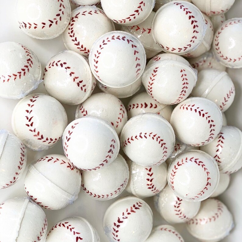 Baseball Bath Bombs Baby Shower Favors Baseball Gifts | Etsy