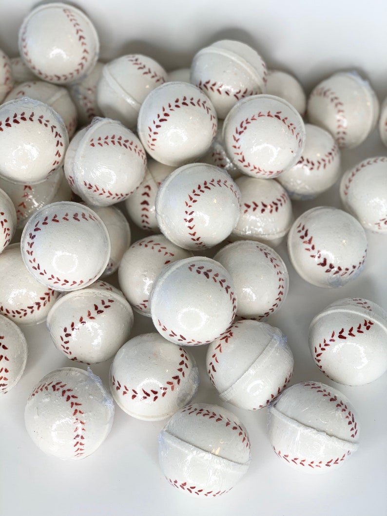 Baseball Bath Bombs Baby Shower Favors Baseball Gifts | Etsy