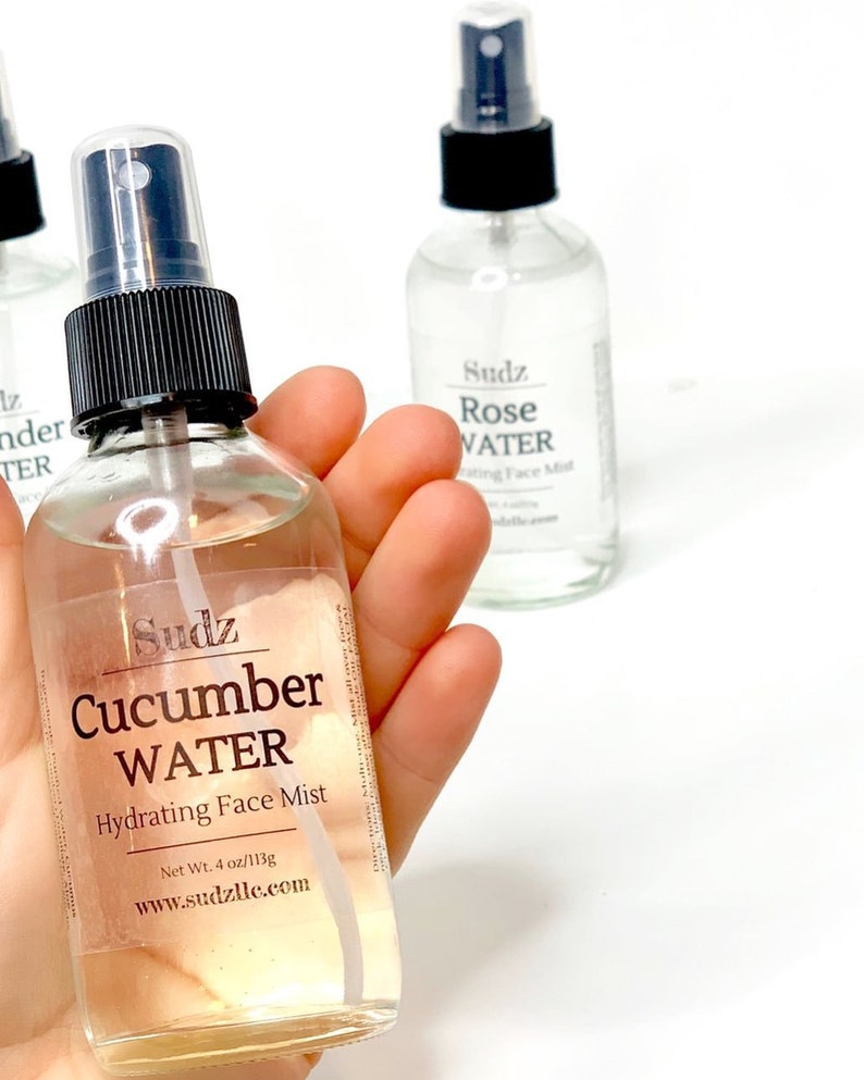 Hydrating Face Mist Cucumber Lavender Rose 2oz & 4oz Etsy